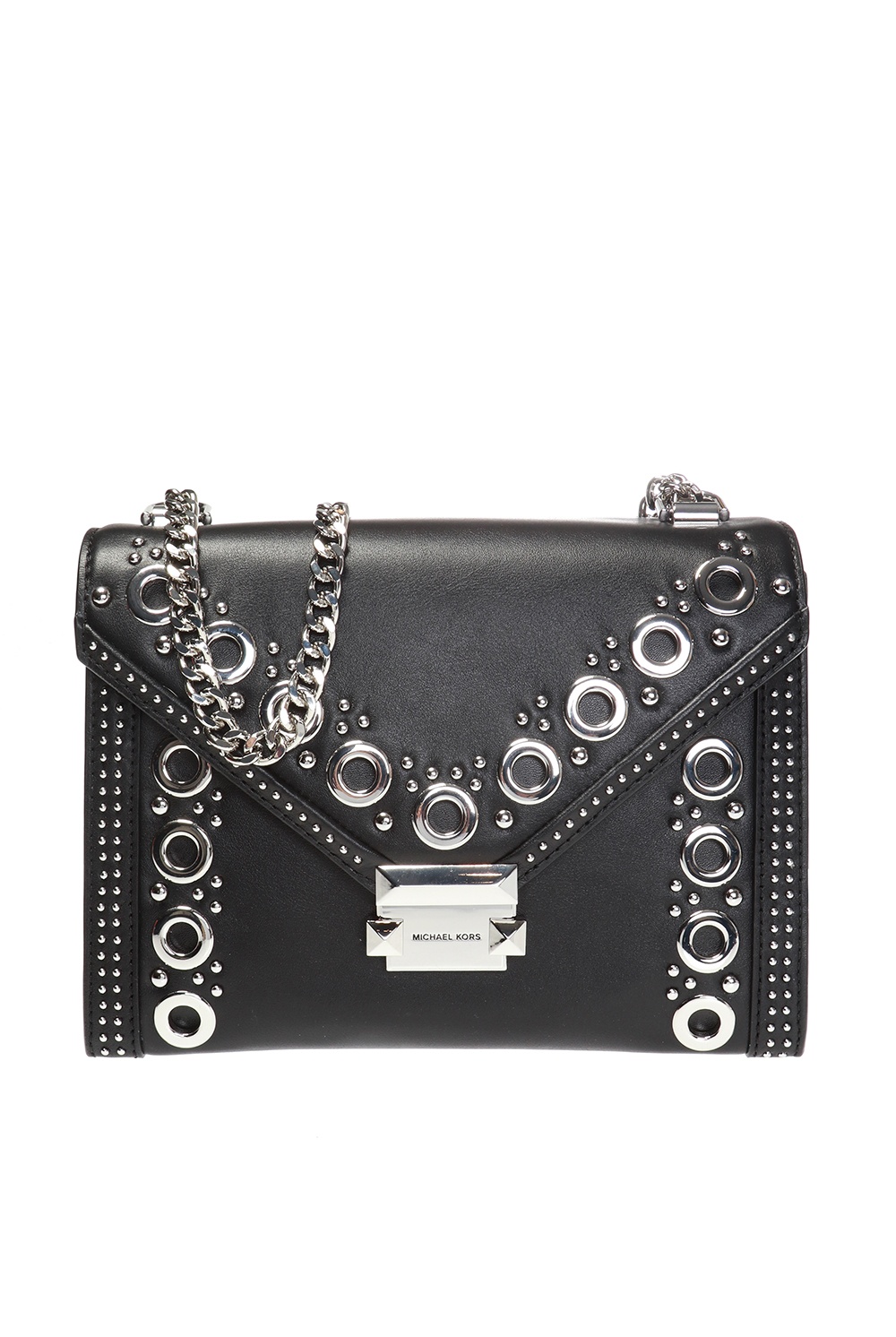 michael kors whitney black silver