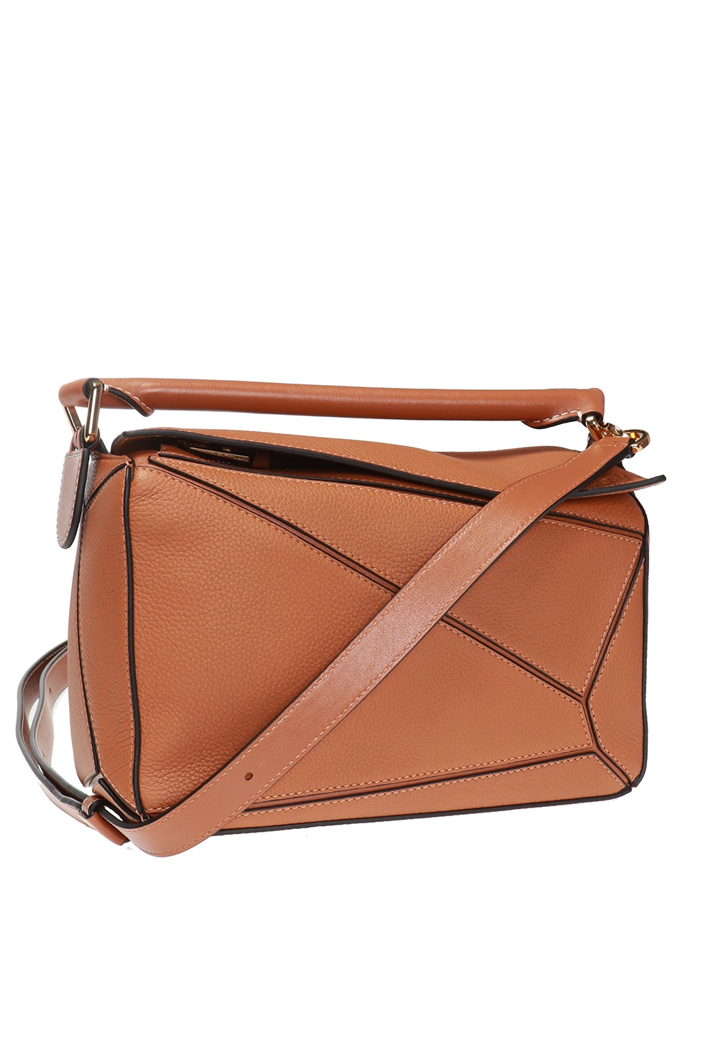 Loewe - Rust Leather Slouchy Shoulder Bag w/ Brown Tassel