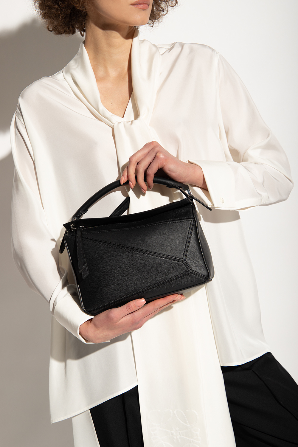 Loewe, Bags, Loewe Puzzle Leather Handbag Nano Size