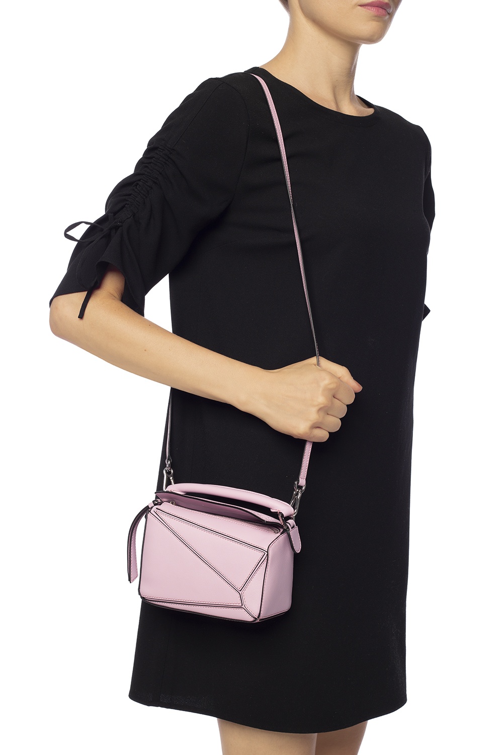 Loewe Mini Puzzle Bag in Pink