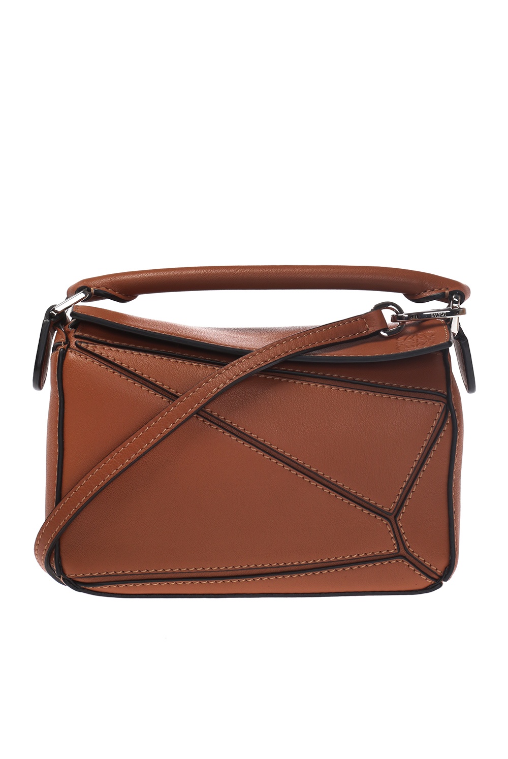 Loewe Women's 'Puzzle Mini' Shoulder Bag - Brown - Shoulder Bags