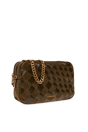 Michael Michael Kors '‘Bryant’' leather crossbody bag