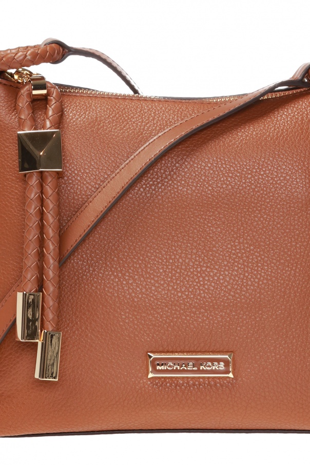 Michael Kors Lexington Leather Shoulder Bag Tote Light Sand With Wallet   eBay