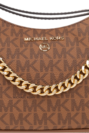 Michael Michael Kors cm Rose Poupre Clemence Leather Palladium Plated Lindy fendi bag