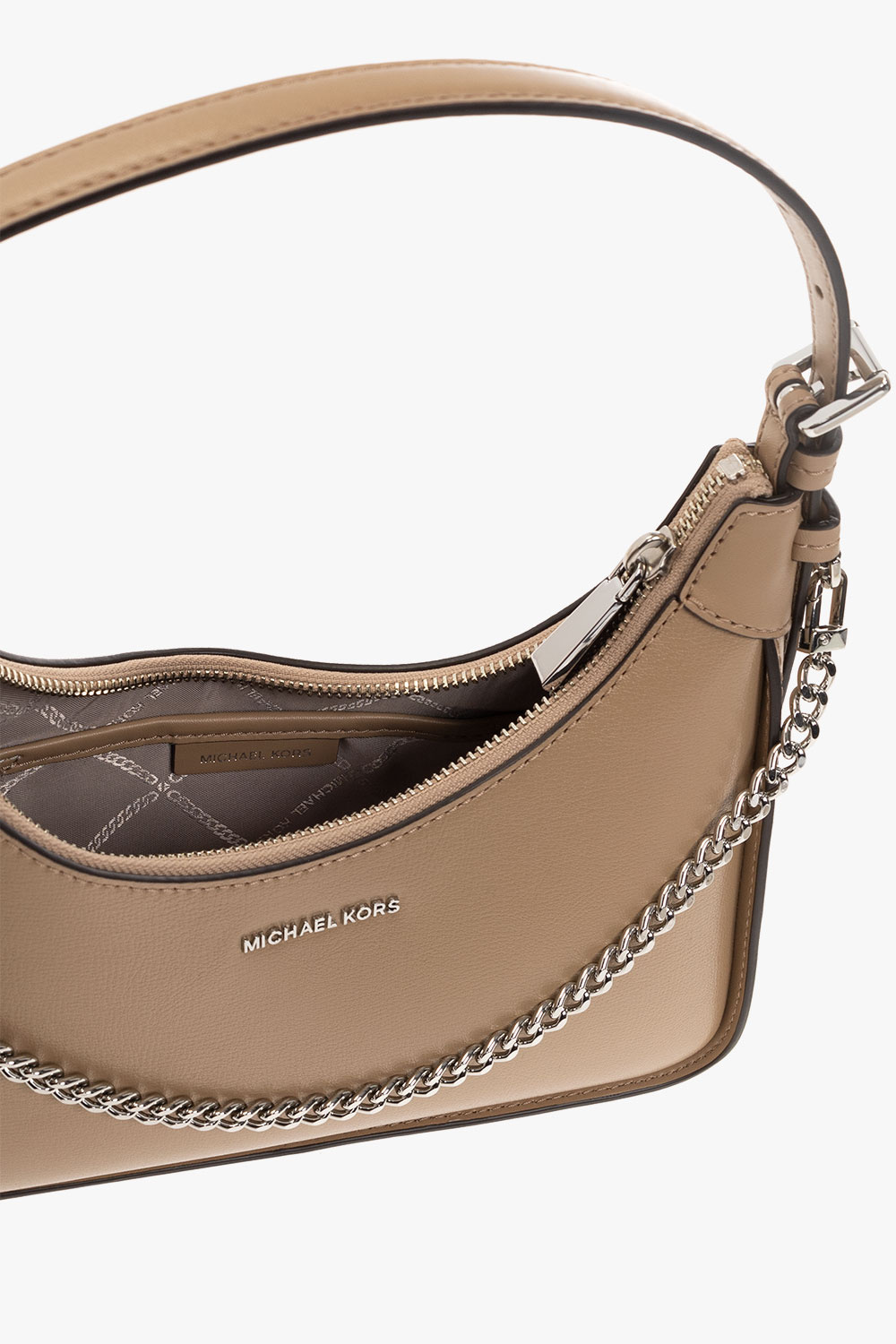 Michael Kors Wilma Leather Small Pouchette Bag Size: Os, Col: Soft Pin