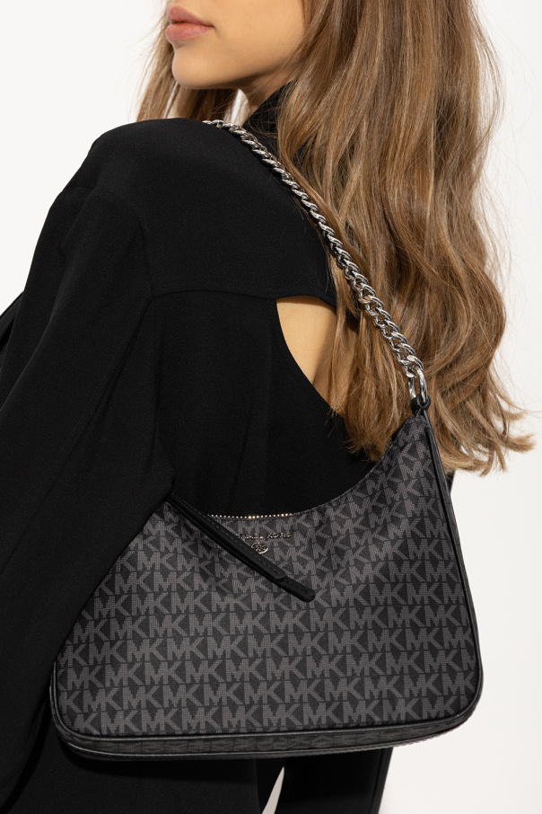 Raf Simons graphic-print shoulder bag WIP Black ‘Jet Set Charm’ shoulder bag