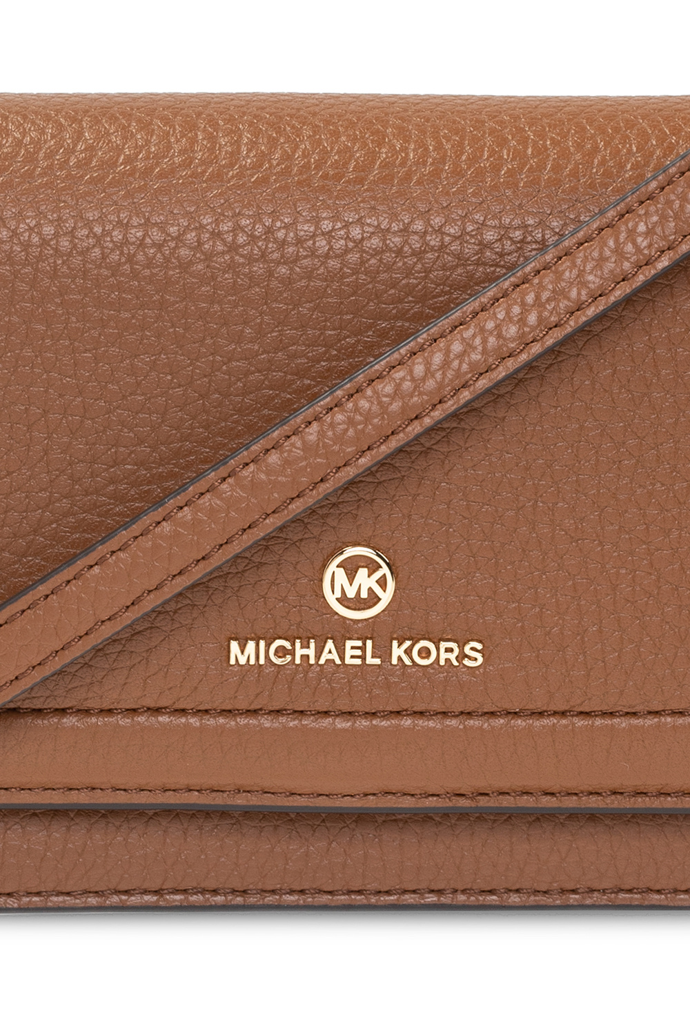 Michael Kors Bags | Michael Kors Jet Set XL Zip Clutch Wristlet Brown | Color: Brown/White | Size: Os | Mybagobsession's Closet