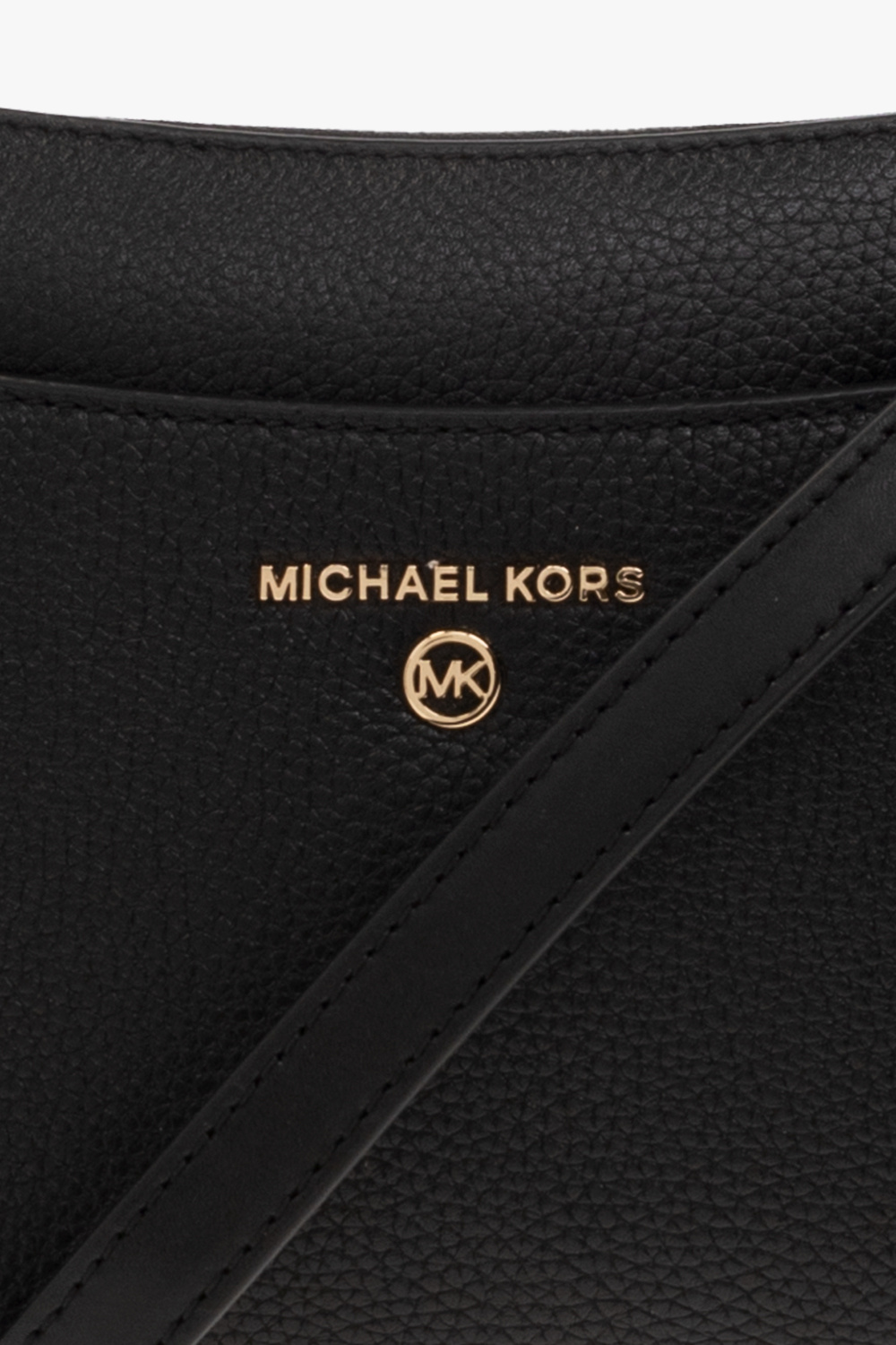 MICHAEL KORS: Jet Set Charm Michael bag in monogram canvas - Black