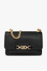 Black Crossbody Bag In Leatherette With Baroque Maxi Buckle Versace Jeans Couture Woman