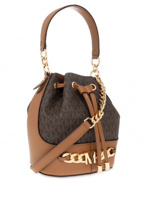 metallic Four-Ring mini bag Shoulder bag with logo