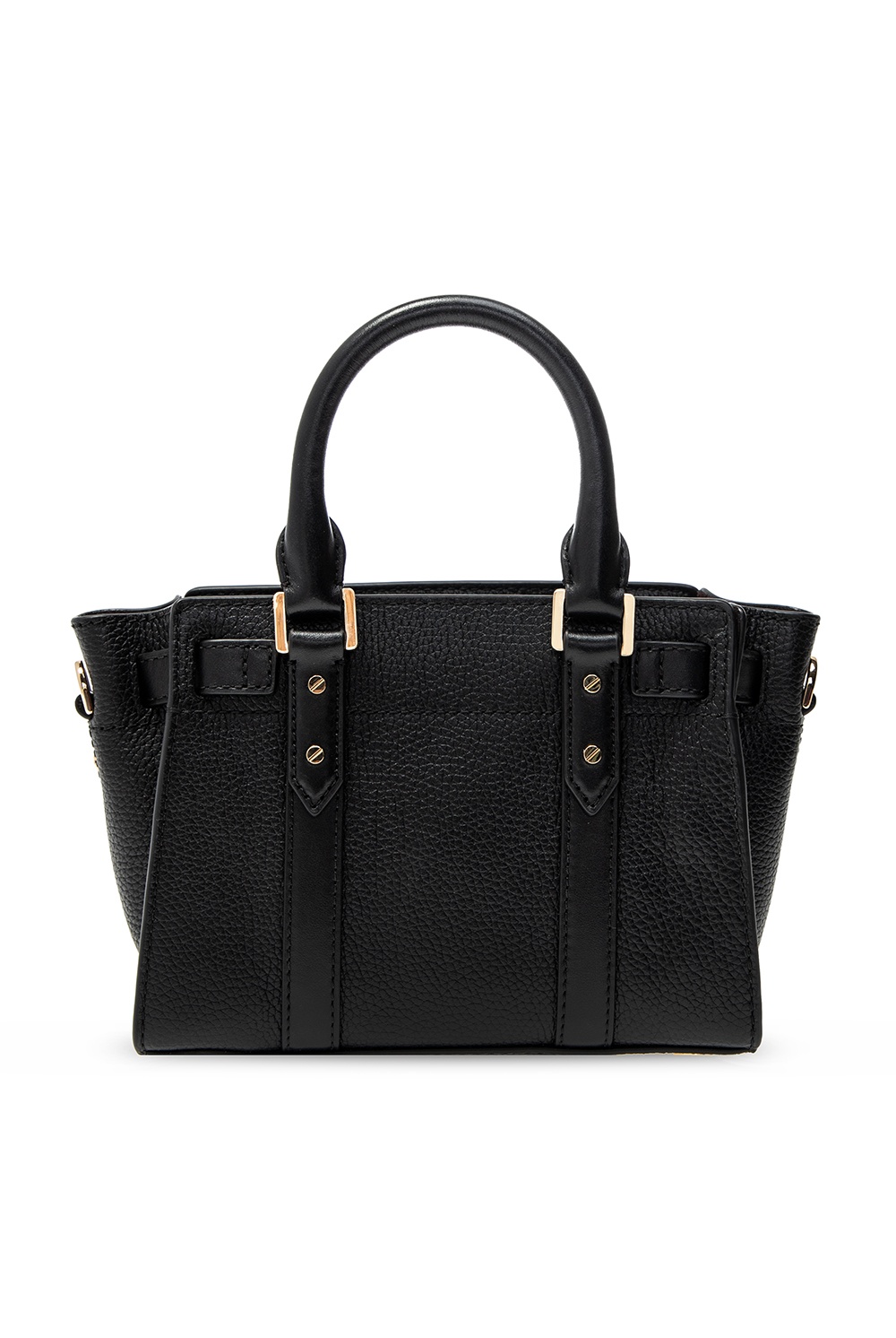 Michael Kors 'Hamilton' Embossed Leather Tote Bag Black