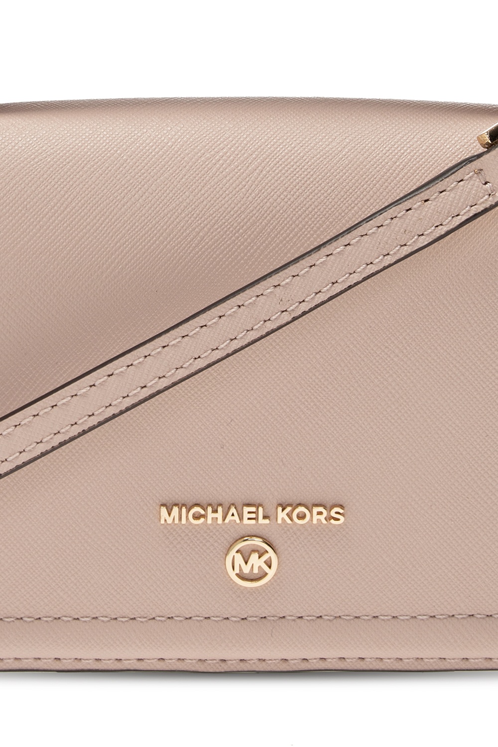Michael Kors Bags | Michael Kors Jet Set XL Zip Clutch Wristlet Brown | Color: Brown/White | Size: Os | Mybagobsession's Closet