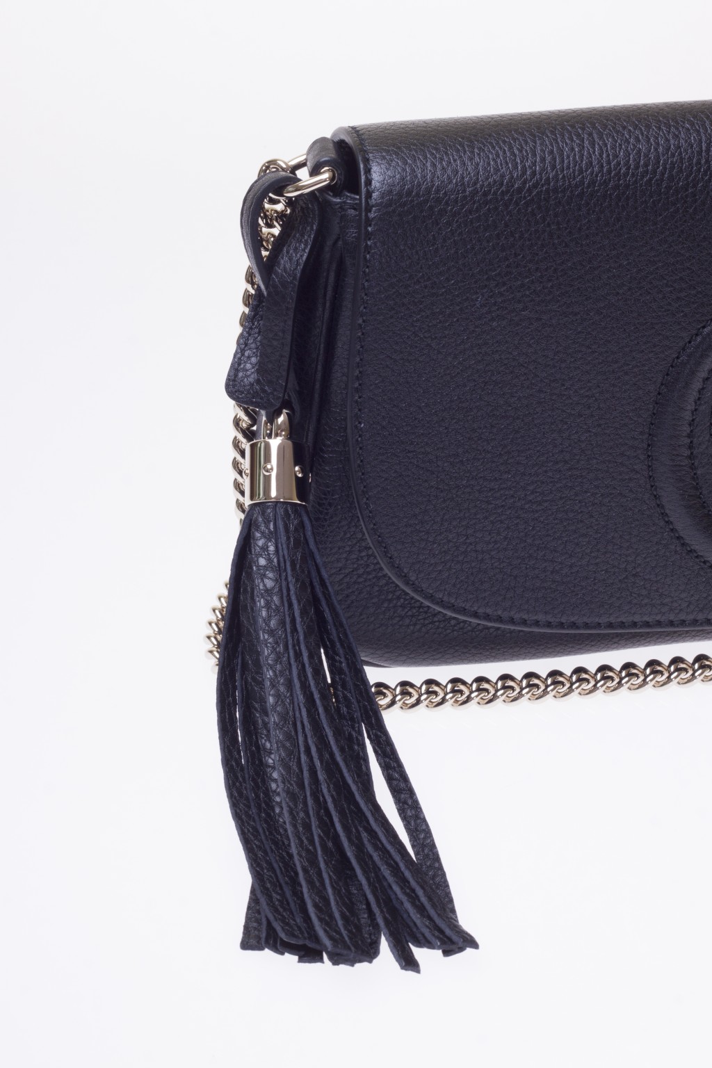 Gucci, Soho medium textured-leather shoulder bag