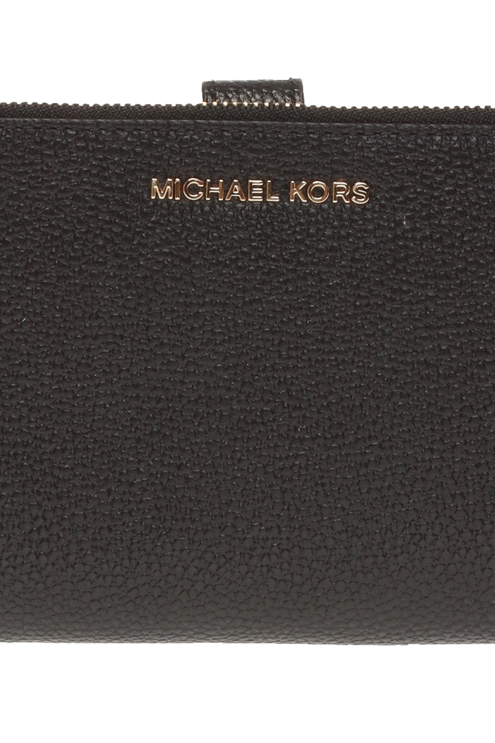 Michael Kors Jet Set Black Leather Billfold Wallet 34F9GAFW4L-001