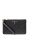 Michael Michael Kors BLACK Monogrammed pouch