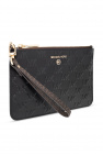 Michael Michael Kors BLACK Monogrammed pouch