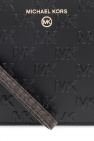 Michael Michael Kors BLACK Monogrammed pouch