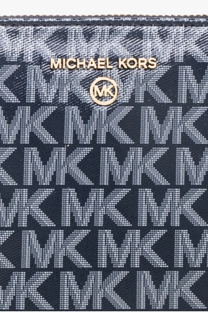 Michael Michael Kors Grey Taurillon Leather Serviette Dorian Briefcase Bag