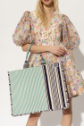 Zimmermann Striped shopper bag