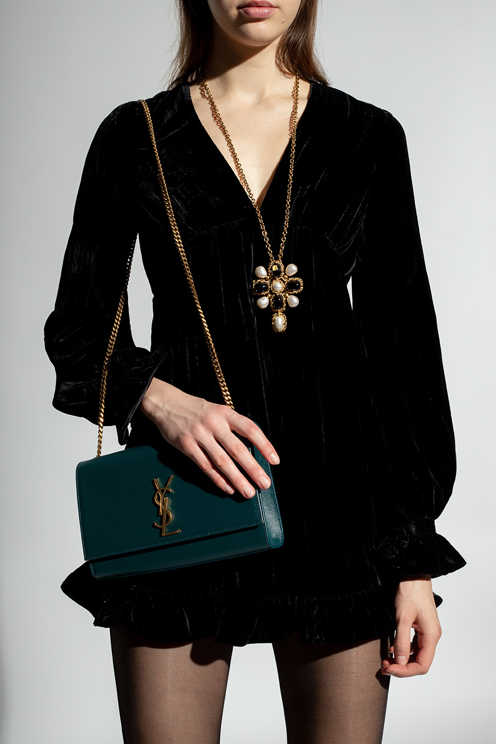 saint laurent sunset velvet