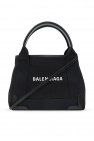 Balenciaga logo print crossbody bag