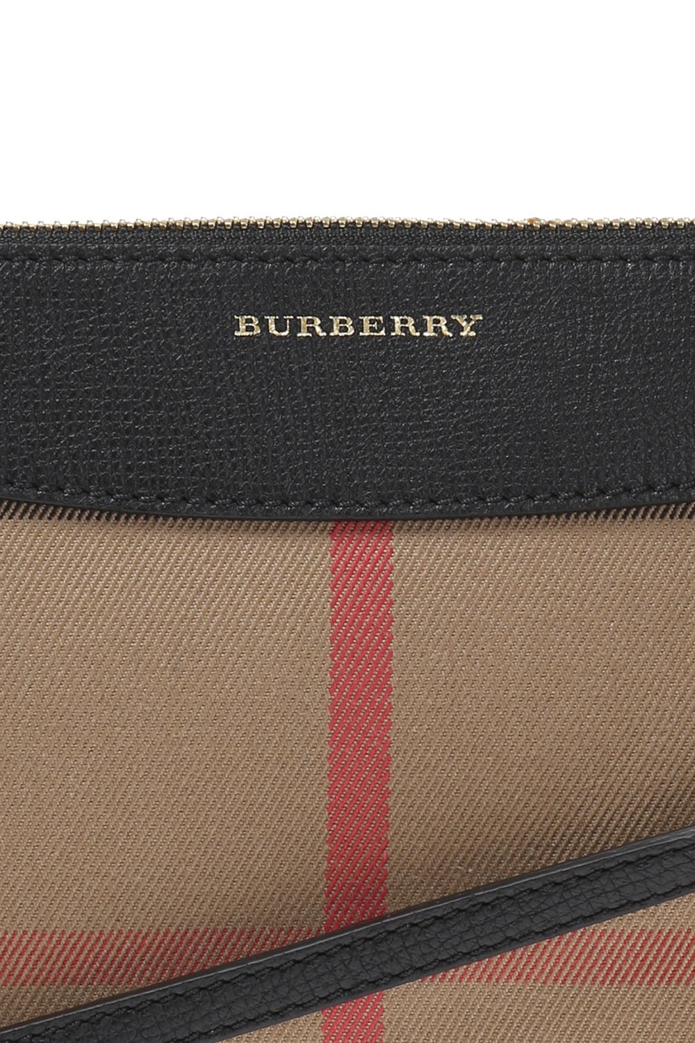 Burberry Nova Check White Wristlet Pochette - Preloved Burberry Canada