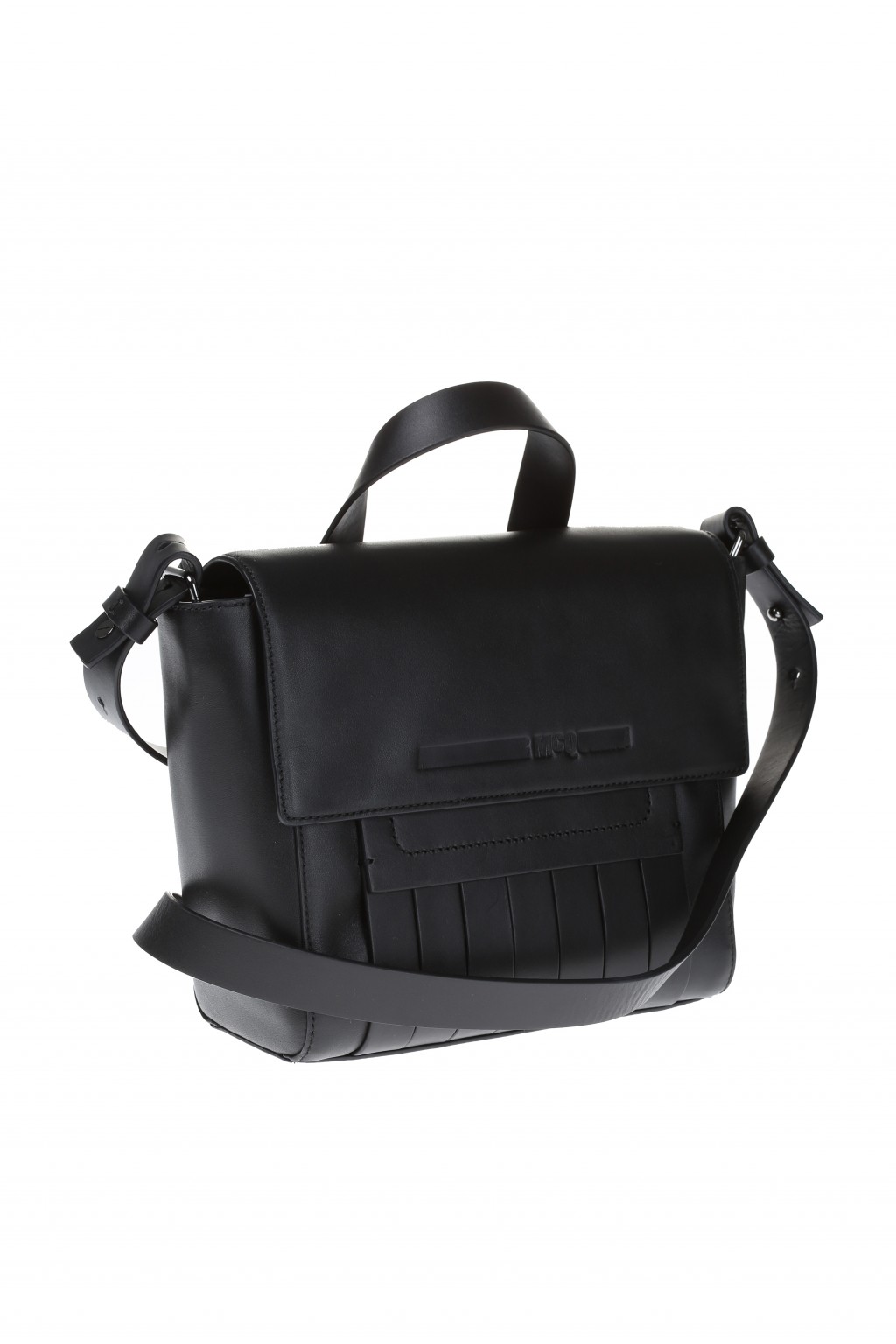 mcq alexander mcqueen leather shoulder bag