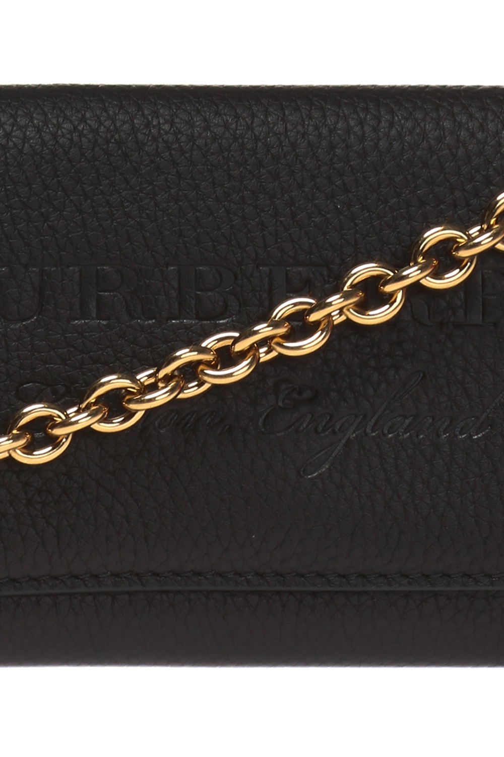 burberry henley leather wallet on a chain