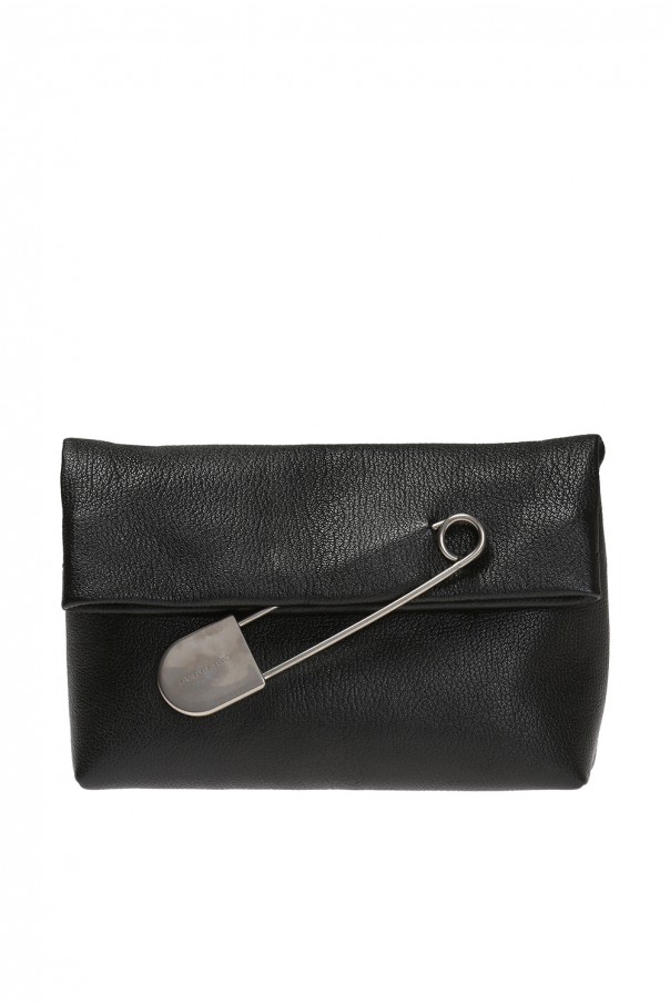 burberry safety pin clutch