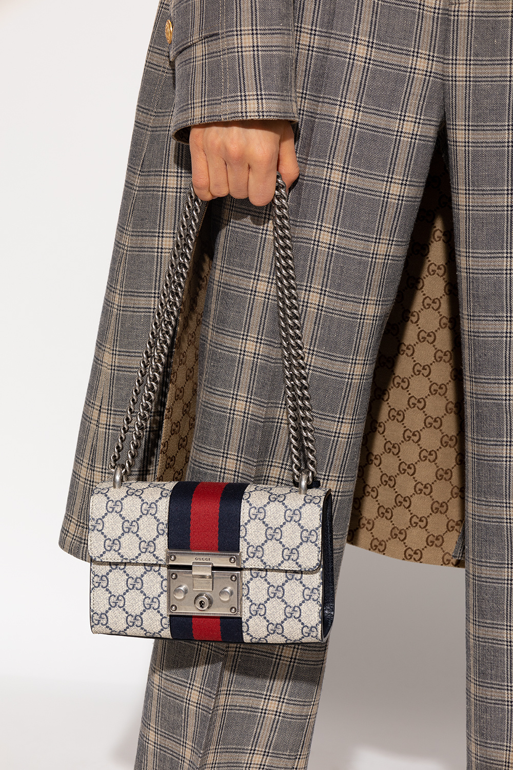 Gucci Web-stripe Padlock Mini Bag - Farfetch