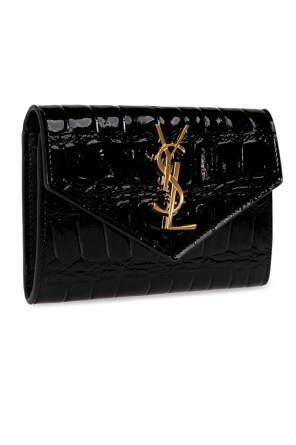 Saint Laurent ‘Cassandre’ leather wallet