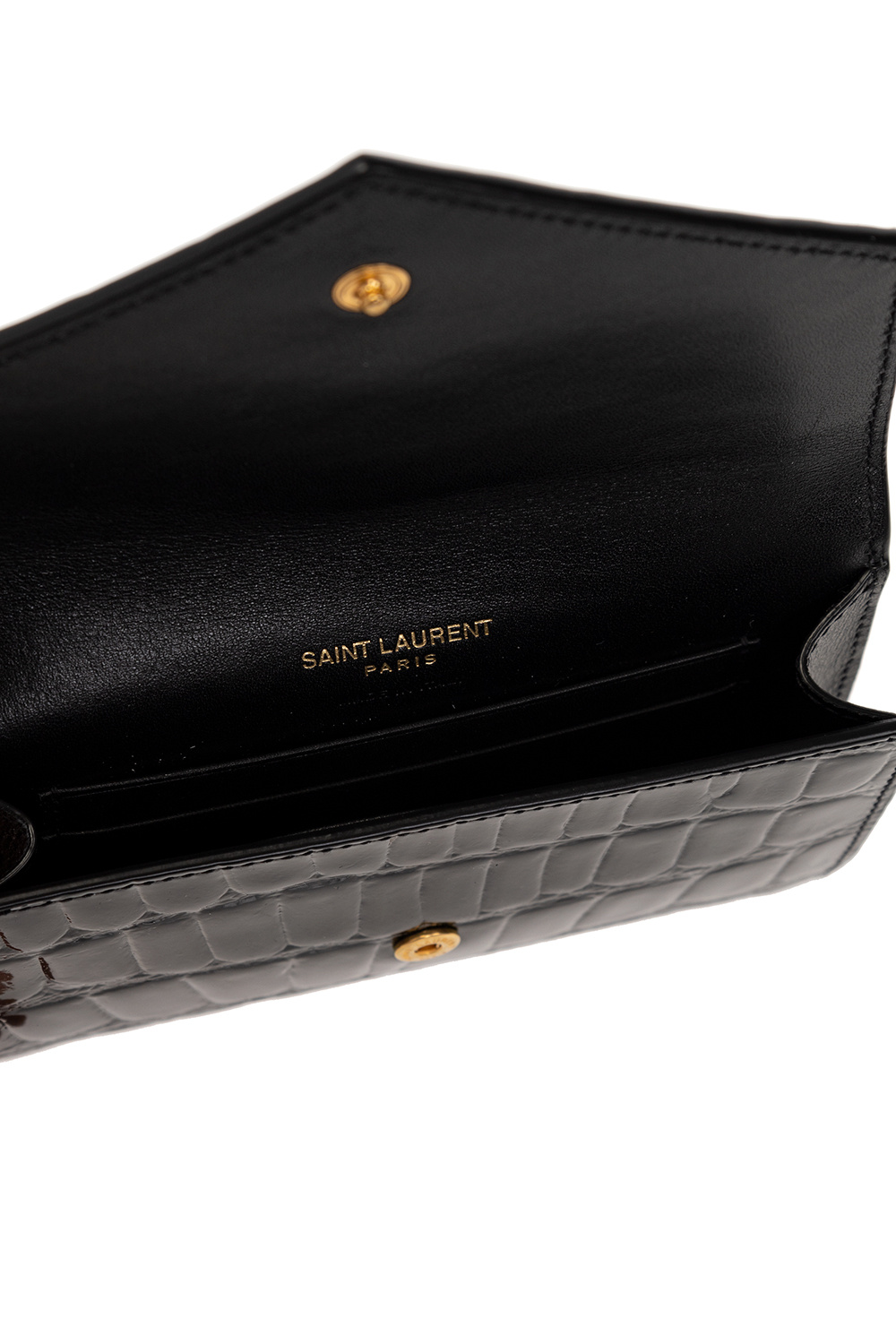 Saint Laurent ‘Cassandre’ leather wallet