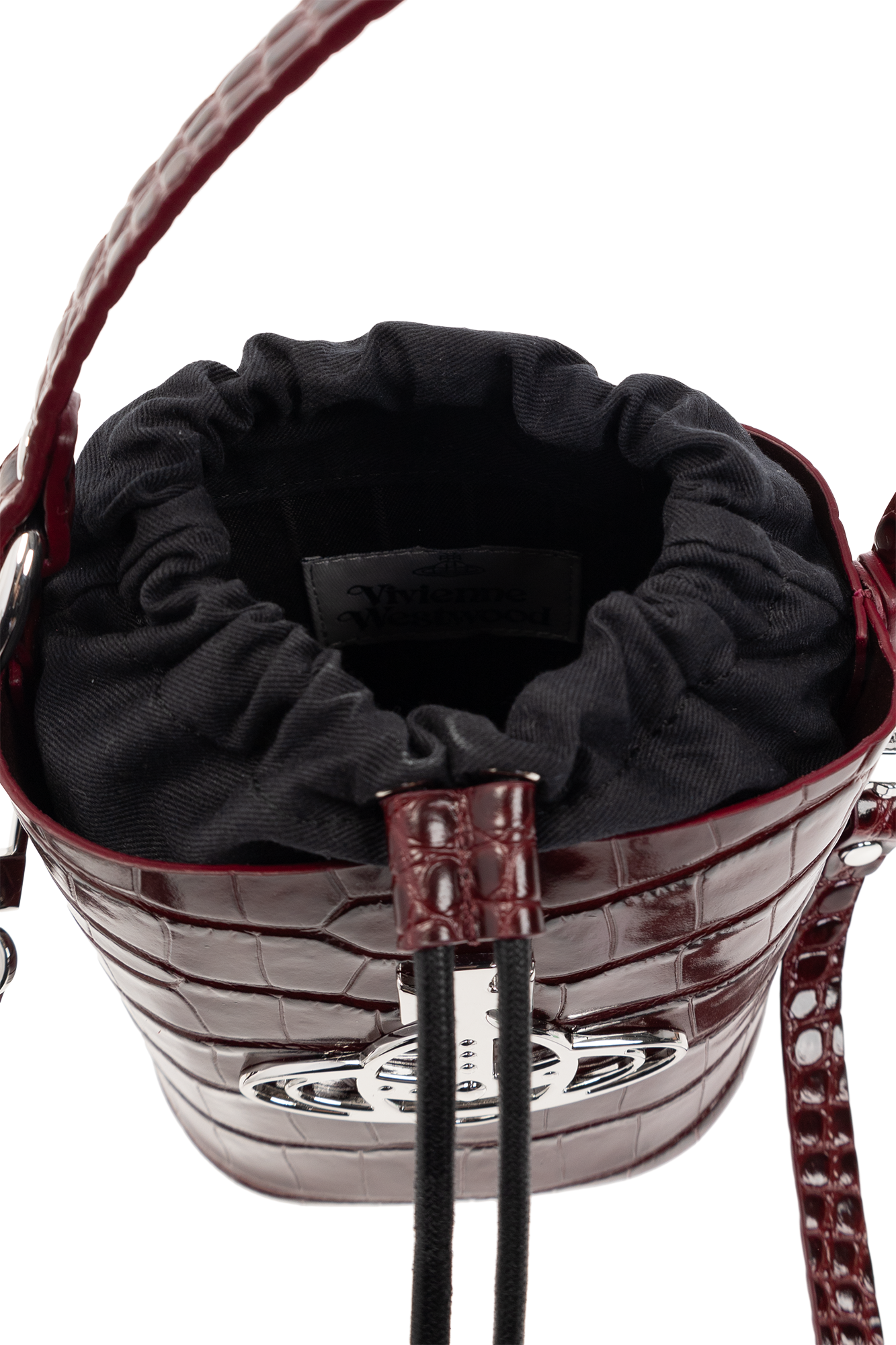 Vivienne Westwood Daisy Lizard-effect Bucket Bag