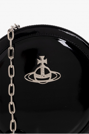 Vivienne Westwood Lakierowana torba na ramię ‘Ruby Round’