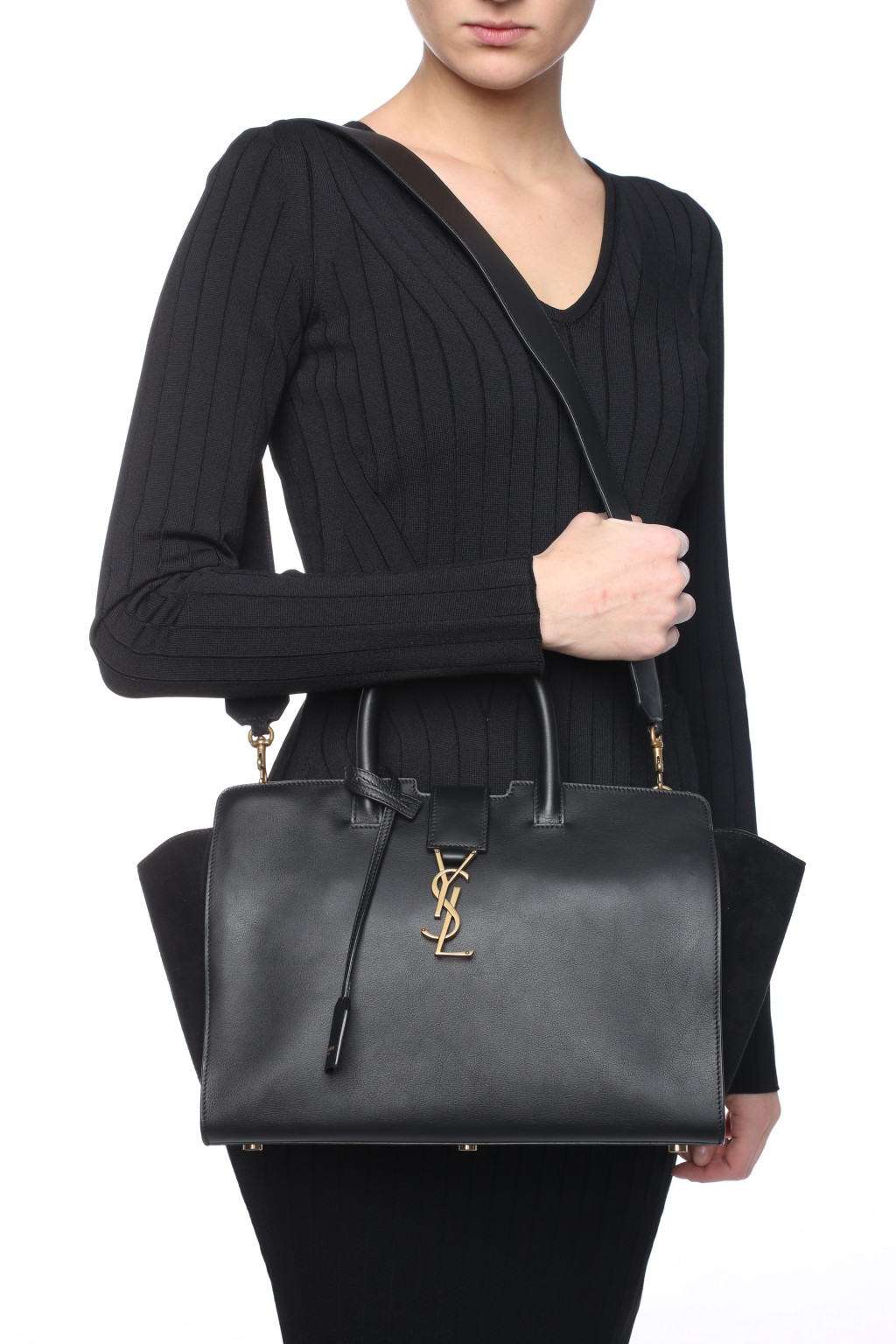Saint Laurent 'Monogram Downtown Cabas' shoulder bag, Women's Bags