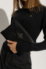 Vivienne Westwood BLACK ‘Orb Envelope’ clutch