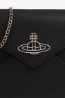 Vivienne Westwood BLACK ‘Orb Envelope’ clutch