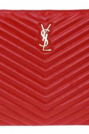 Saint Laurent 'uptown clutch with logo saint laurent bag