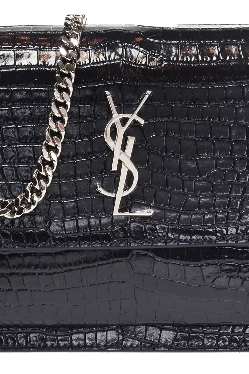 Yves Saint Laurent Sunset Medium Crocodile Leather Bag