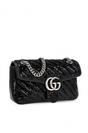 gucci Patent ‘GG Marmont’ shoulder bag