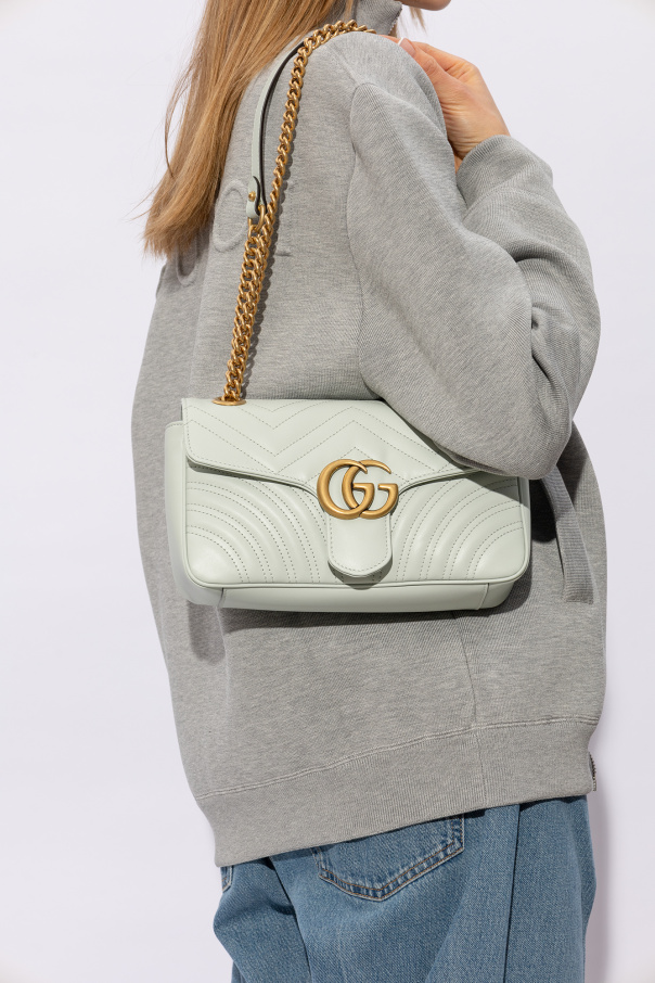 Gucci Pikowana torba na ramię ‘GG Marmont Small’