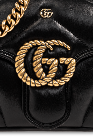 Gucci Pikowana torba na ramię ‘GG Marmont Small’