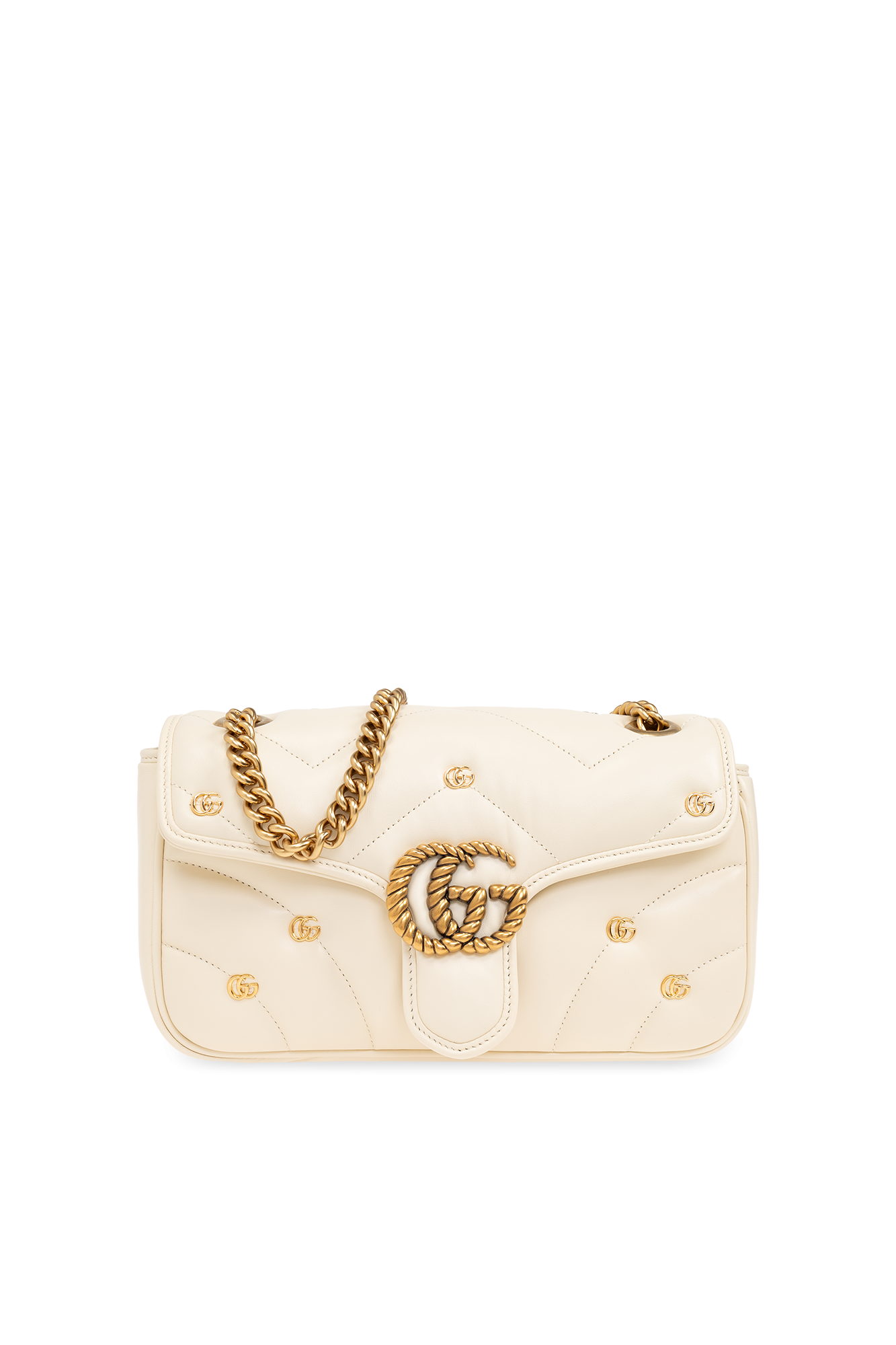 gucci porcelain ‘GG Marmont Small’ shoulder bag