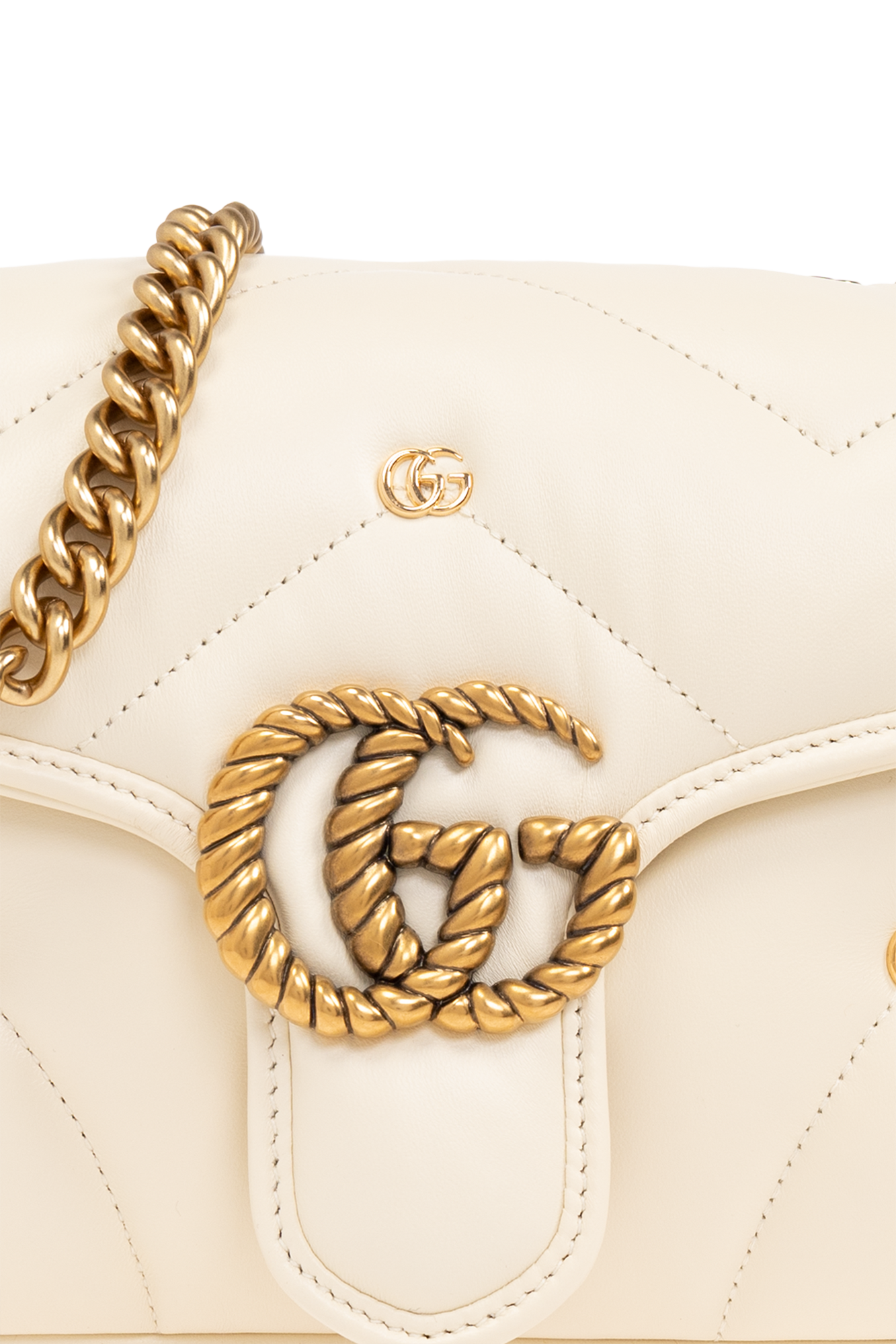 gucci porcelain ‘GG Marmont Small’ shoulder bag