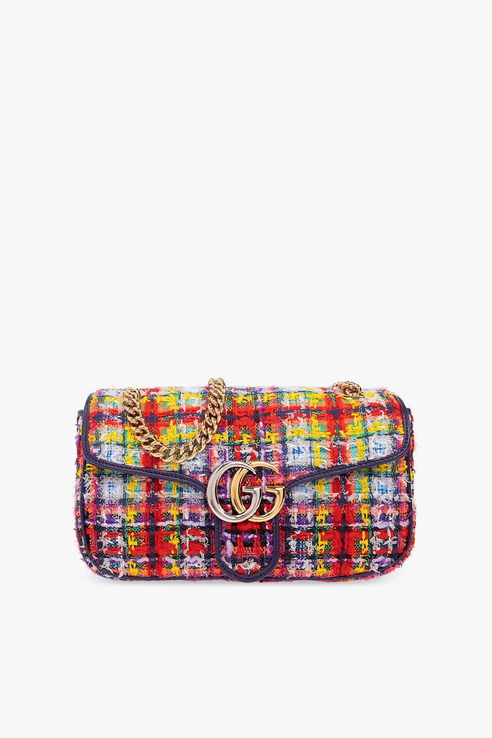 Gucci ‘GG Marmont 2.0’ tweed shoulder bag