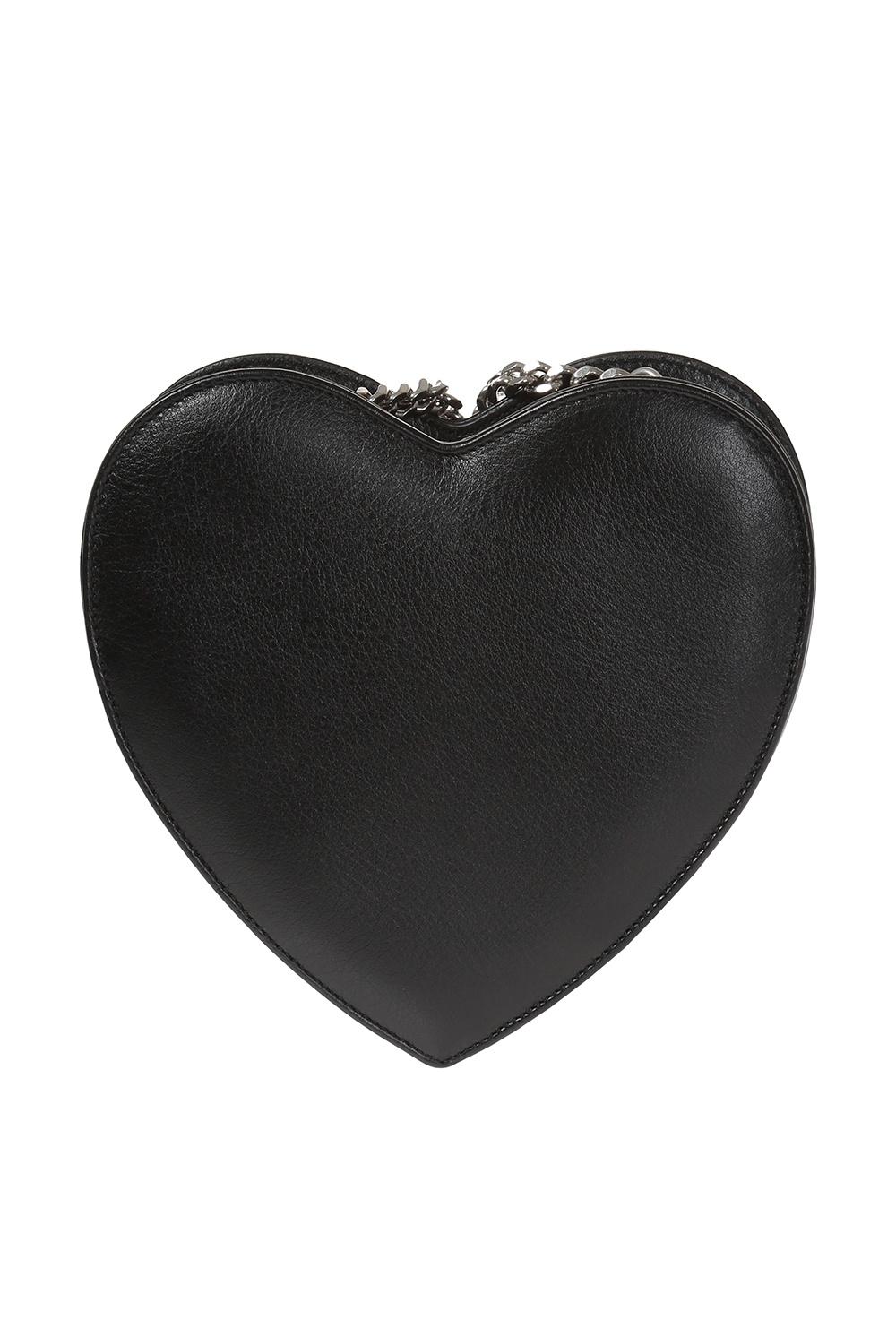 Black 'Love Heart' fringe shoulder bag Saint Laurent - Vitkac TW