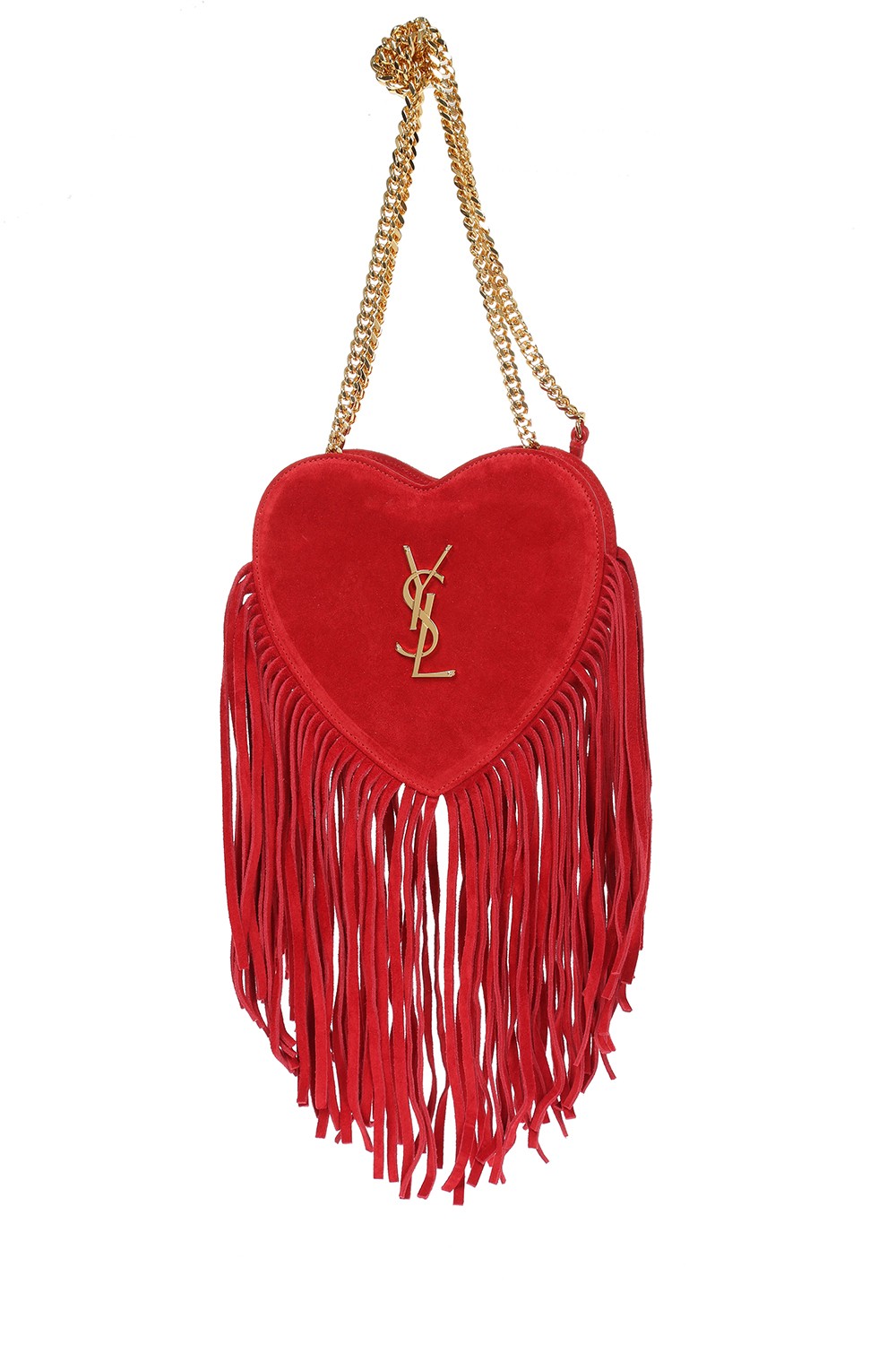 Saint Laurent Love Heart Chain Bag