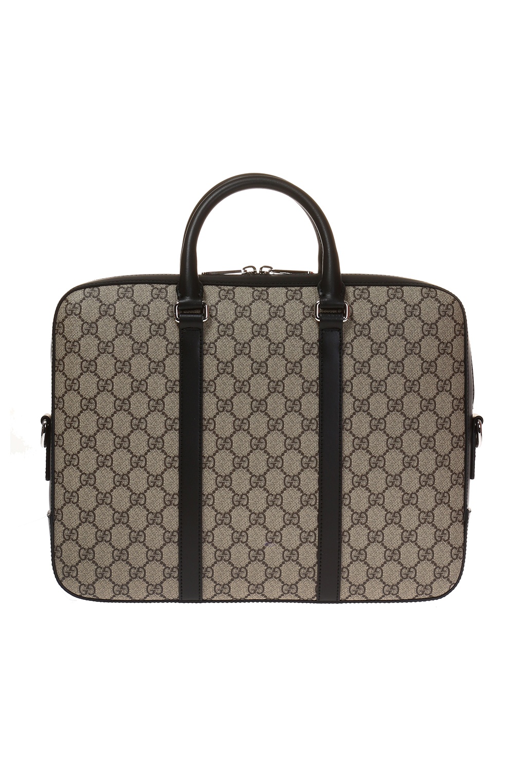 Brown 'GG Supreme' canvas laptop case Gucci - Vitkac Italy