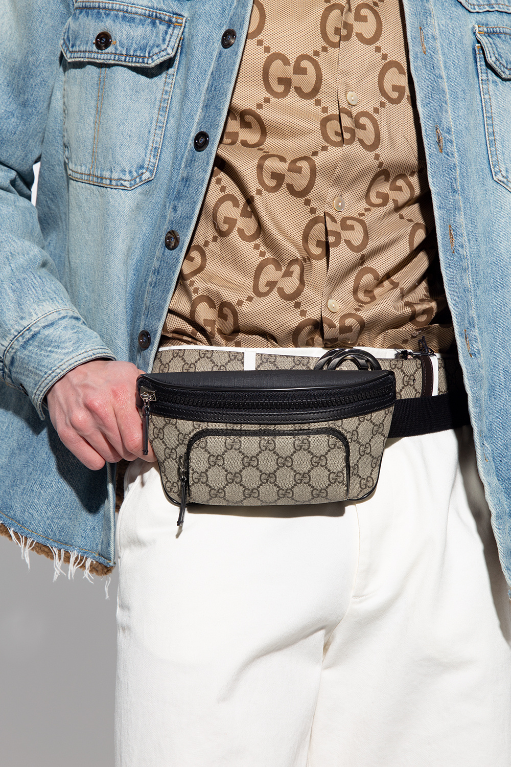 &#39;GG Supreme&#39; fabric belt bag Gucci - Vitkac US