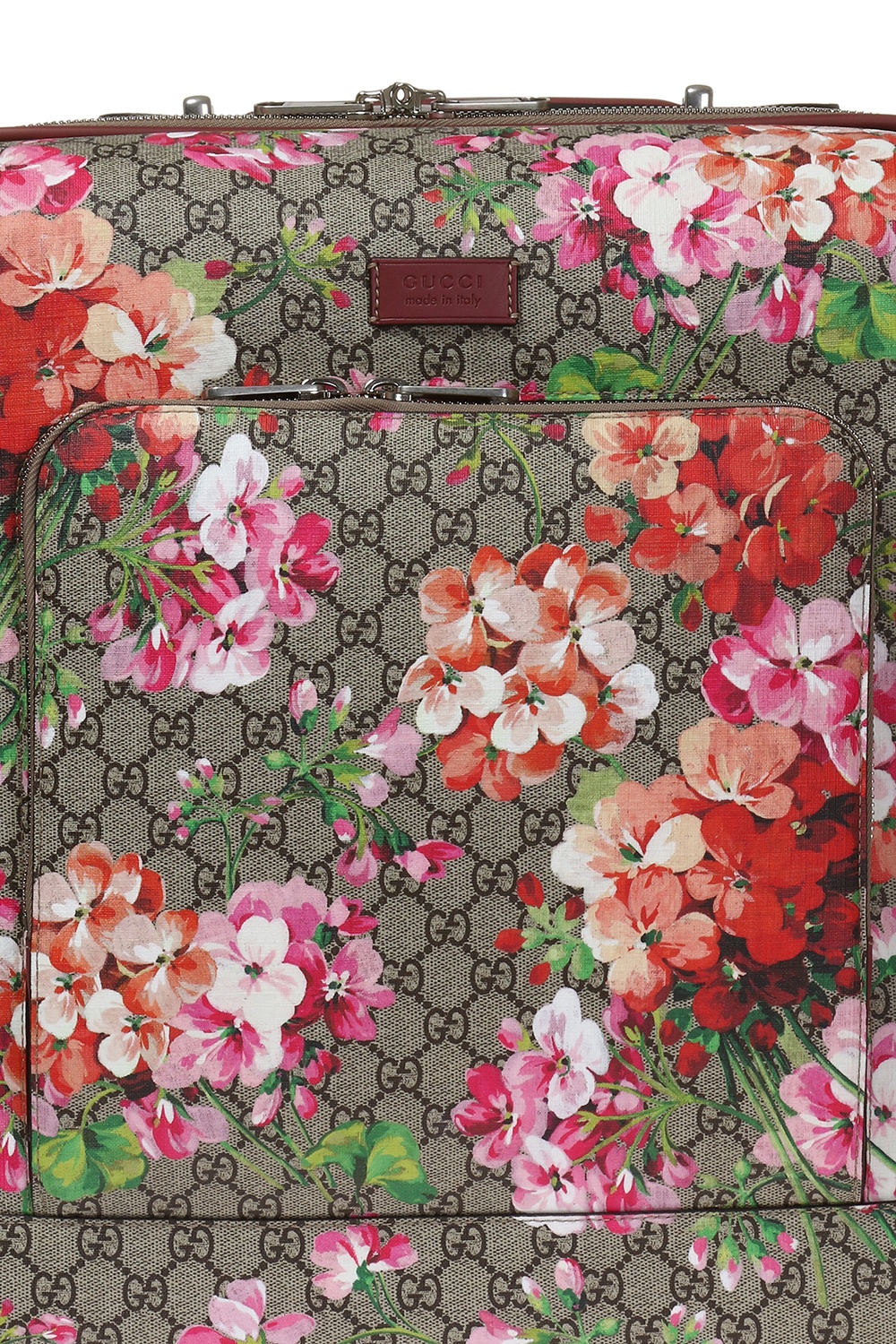 gucci floral suitcase